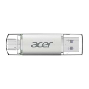Acer 32GB USB 3.2 UT300-32GB USB-A+USB-C Çift Taraflı Metal Flash Bellek