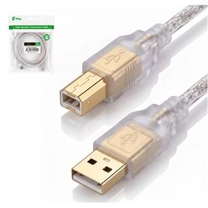 Feny FN-U3015 USB2.0 AM-BM Şeffaf 100 yüzde Bakır Pri·nter Yazıcı Kablosu 1.5M
