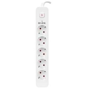 S-link SPG501S 1.5m 1.5mm 100 yüzde Bakır 750 Joule 5 li Anahtarlı Akım Korumalı Priz