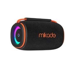 Mikado MD-31BT Siyah IPX6 15W RGB Işıklı 2400mAh TF KART+USB Destekli Bluetooth Hoparlör