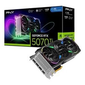 PNY GeForce RTX5070Ti VCG5070T16TFXXPB1-O GDDR7 16GB ARGB OC DisplayPort HDMI Siyah Ekran Kartı 