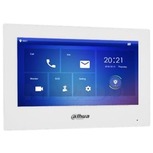 Dahua VTH2622G(W)-W 2 Kablolu IP ve Wi-Fi İç Mekan Monitörü