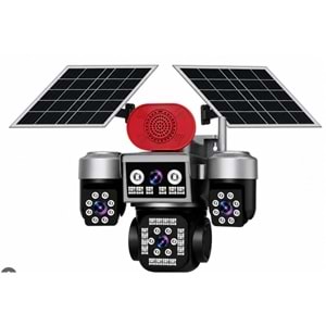 Apronx APX-WSP465 12Mp AOV 4G + 2 Solar Panel Dört Kameralı PTZ