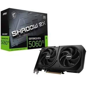 MSI 8GB RTX5060TI SHADOW 2X OC PLUS GDDR7 128bit HDMI-DP PCIE 5.0
