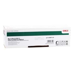 OKI 45807102 YAZICI TONERİ SİYAH - B412 B432 B512 MB472 MB492 MB562 - 3.000 SAYFA