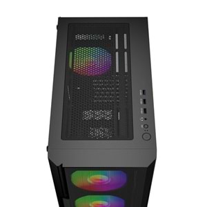 GAMEBOOSTER 650W 80+ WHITE CRUX E650B Gaming Mid-Tower PC Kasası
