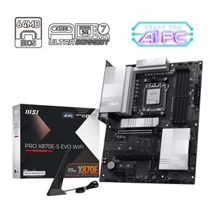 MSI PRO X870E-S EVO WIFI7 DDR5 HDMI-DP TYPEC PCIE 5.0 AM5 ATX