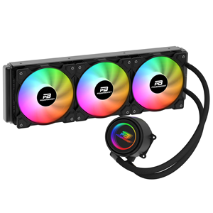 POWERBOOST 360MM CIRCLE 360B PB-LCS-CR360B Rainbow Fanlı AM5-1851p Sıvı Soğutmalı İşlemci Fanı