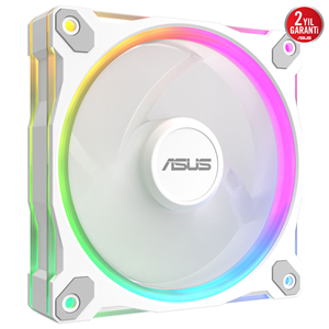 ASUS 12cm PRIME MR120 RGB Kasa Fanı Beyaz