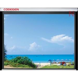 Codegen EX-24 Proje Perdesi 240x200 Motorlu Uzaktan Kumandalı Projeksiyon Perdesi