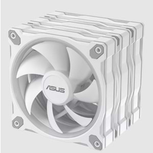ASUS Prime MR120 ARGB White 120mm Kasa Fanı (3'lü Paket + Kontrolcü) / 90DA00I3-B09020