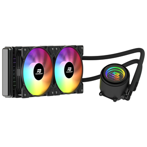 POWERBOOST 240MM CIRCLE 240B PB-LCS-CR240B Rainbow Fanlı AM5-1851p Sıvı Soğutmalı İşlemci Fanı