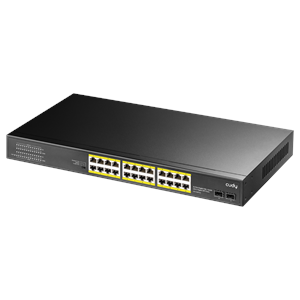 CUDY 24port PoE 300w 2-SFP Gigabit Yönetilemez Switch GS1028PS2
