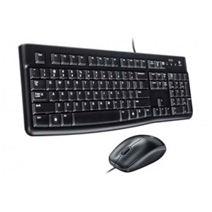 Logitech 920-002560 MK120 Q Usb Standart Kablolu Klavye Mouse Set 