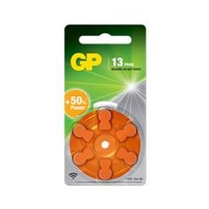 GP ZA13 1.4V Düğme Kulaklık Pili 6'lı Paket