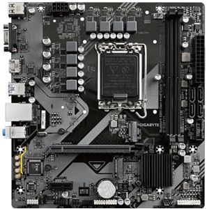 GIGABYTE B760M-H DDR5 VGA-HDMI PCIe 4.0 1700p mATX