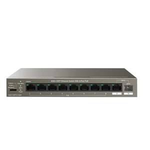 TENDA 8port PoE 102w 1-SFP Gigabit Yönetilemez Switch TEG1110PF-8-120W