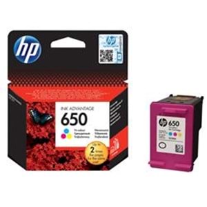 HP 650 Color Renkli Kartuş CZ102AE