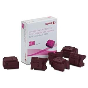 Xerox 108R01023 ColorQube 8900 Genuine Solid Ink Magenta Kırmızı 6 Stick