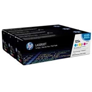 HP 125A Mavi-Kırmızı-Sarı 3lü Takım Toner CF373AM CB541A-CB542A-CB543A