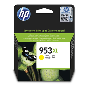 HP 953XL F6U18A Yüksek Kapasiteli Sarı Orijinal Mürekkep Kartuşu