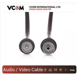 Vcom CV602-B 5mt Analog Siyah Tv Uzatma