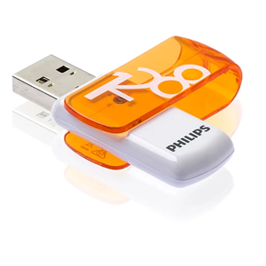 PHILIPS 128GB USB 2.0 Vivid FM12FD05B/00 Turuncu Taşınabilir Bellek