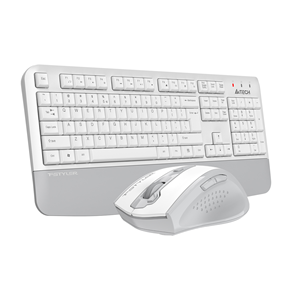 A4TECH FG2500S PLUS Kablosuz Q Trk Beyaz Klavye - Mouse Set