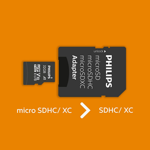 PHILIPS MicroSD 32GB FM32MP45B/00 Class10 Hafıza Kartı