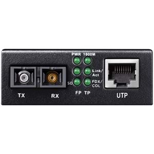 CUDY MC100GSA-20 Gigabit SC-SM Media Converter 