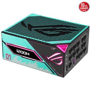 ASUS 1200w 80+ Platinum III ROG THOR 1200P3-MIKU Tam Modüler Power Supply