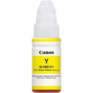 Canon GI-490Y Yellow Sarı Şişe Mürekkep G1411-2411-3411-4411