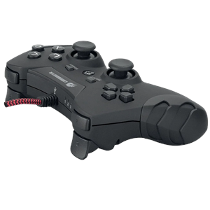 GAMEBOOSTER GB-J54B USB Kablolu Oyun Kolu, Çift Titreşim Motorlu, Ergonomik Siyah Tasarım, PC ve PS3 Uyumlu Gamepad