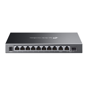 TP-LINK 8port PoE 63w 1-SFP 2-Uplink Gigabit Yönetilebilir Switch OMADA ES210GP