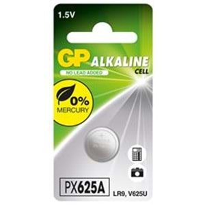GP GPPX625A-2C1 Alkalin Tekli Blister LR9 Araç Kumanda Pili