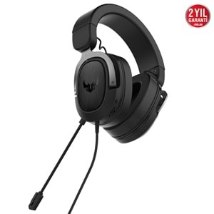 ASUS TUF Gaming H3 7.1 Surround Gun Metal Kablolu Oyuncu Kulaklığı (90YH028G-B1UA00)