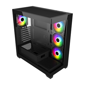 FSP 750W Gen5 M340 GAMING Siyah ATX Pc Kasası