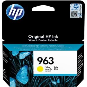 HP 963 Yellow Sarı Kartuş 3JA25A 