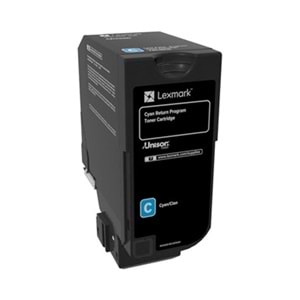 Lexmark 74C50C0 3.000 Sayfa Cyan Mavi Toner CS720-725 CX725