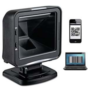 Perkon Ps5700 2D Imager Usb Masaüstü Karekod Barkod Okuyucu+Ayaklı Stand 