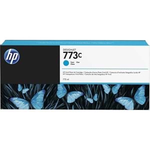 HP 773C Cyan Mavi 775ML Plotter Kartuşu C1Q42A