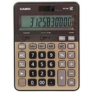 Casio DS-2B-GD Profesyonel 12 Hane Masa Üstü Hesap Makinesi