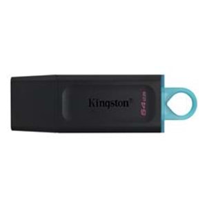 Kingston DTX-64GB 64GB USB3.2 Gen 1 DataTraveler Exodia (Black + Teal) Flash Bellek 
