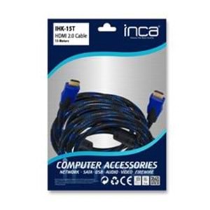 Inca IHK-15T 2.0 15mt Hdmı Kablo 18 Gbps 4K& 2K & FULL HD