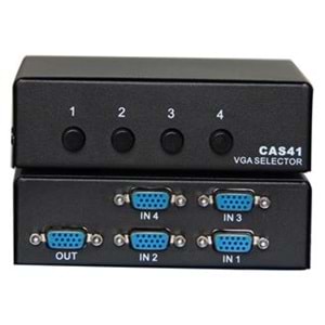 Vcom DD174 4-1 Port Manuel 350MHz Metal Vga Switch
