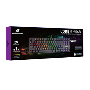 GAMEBOOSTER GM06B Plus Rainbow Aydınlatmalı 88 Tuş Mekanik Oyun Klavyesi