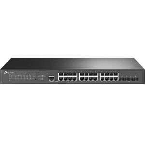 TP-LINK 24port 16port PoE 500w 4-SFP 10GbE / 2.5GbE Yönetilebilir Switch