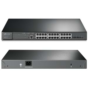 TP-LINK OMADA 24port 384w PoE+ 4xSFP GIGABIT Yönetilebilir Switch TL-SG3428MP