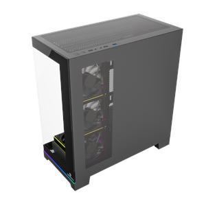 GAMEBOOSTER 850W 80+ BRONZE NYVRA SYNC JBST-GBJML07 4-ARGB Fanlı Gaming Mid-Tower PC Kasası