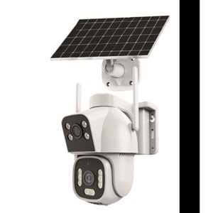 INOX 2+2MP PTZ Speed Dome 3.6mm Kablosuz IP Solar Kamera 4G Sim Kart Destekli X15